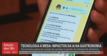 Globo News - Do planejamento de cardápios à redução do desperdício de alimentos, a inteligência artificial está virando a nova chefe por trás de grandes ideias.