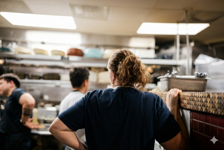 Contagem de estoque de restaurante